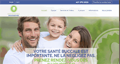 Desktop Screenshot of dentisteconfort.ca