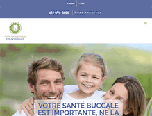 Tablet Screenshot of dentisteconfort.ca